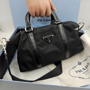 Prada Tessuto PM Boston 2 Way Bag